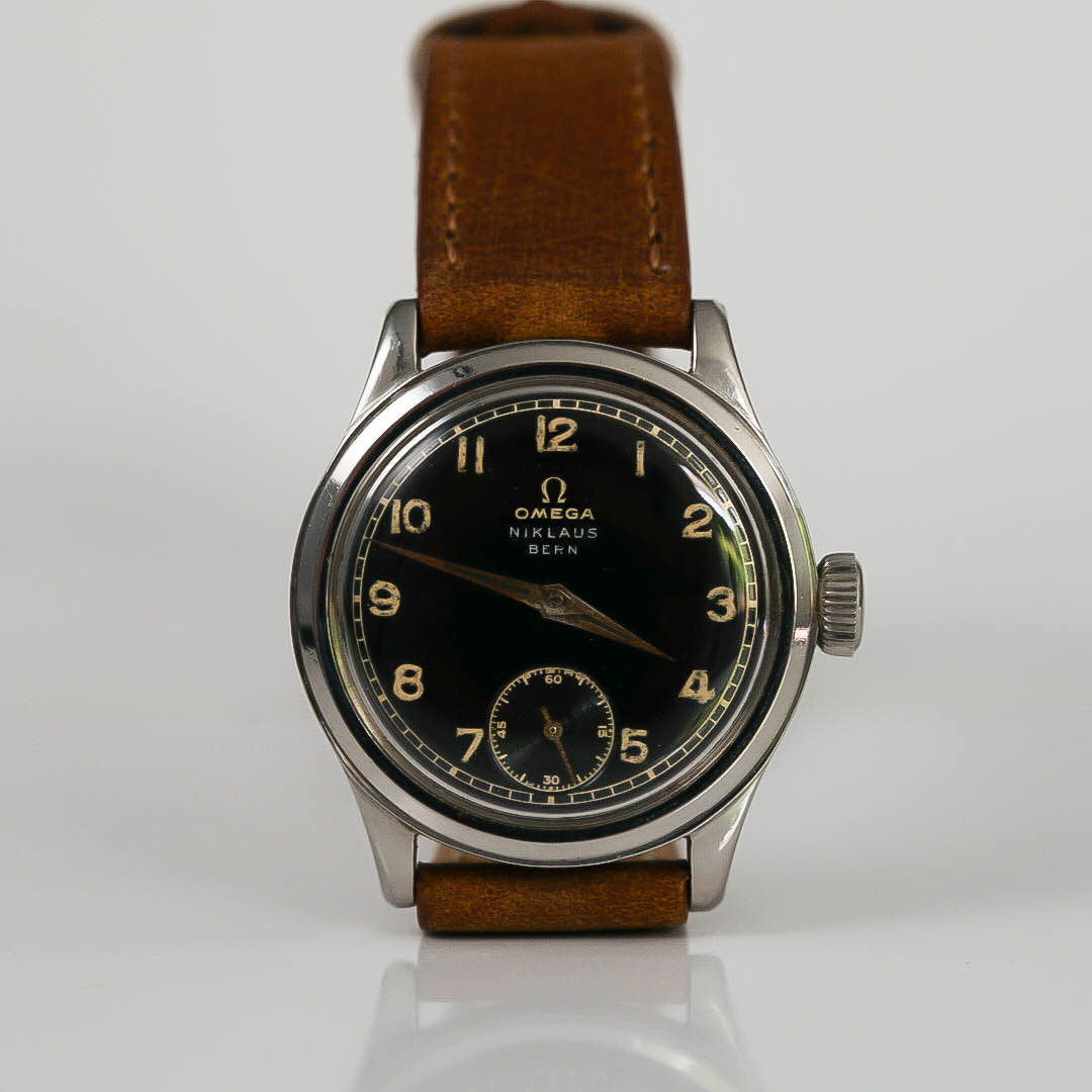 1940 Omega Sub Second Black Dial Cal. 26.5