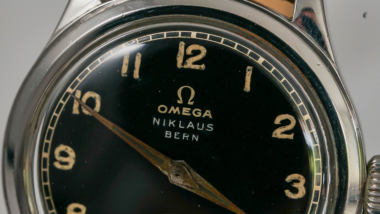 1940 Omega Sub Second Black Dial Cal. 26.5